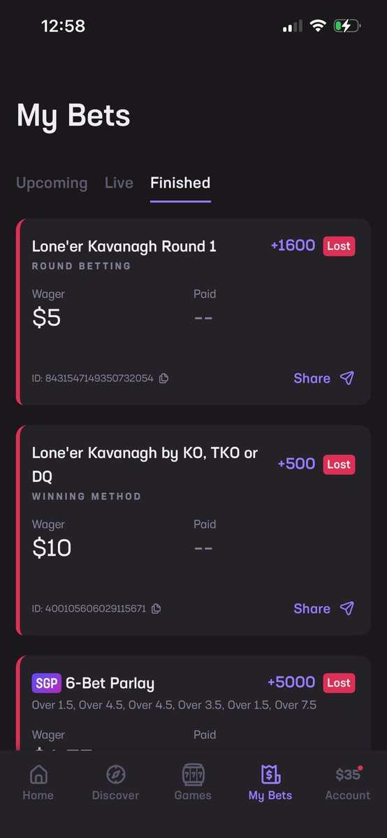 SplaxxFA's tweet photo. @HardRockBet please tell me how this is a loss https://t.co/TSIcb4EbNE