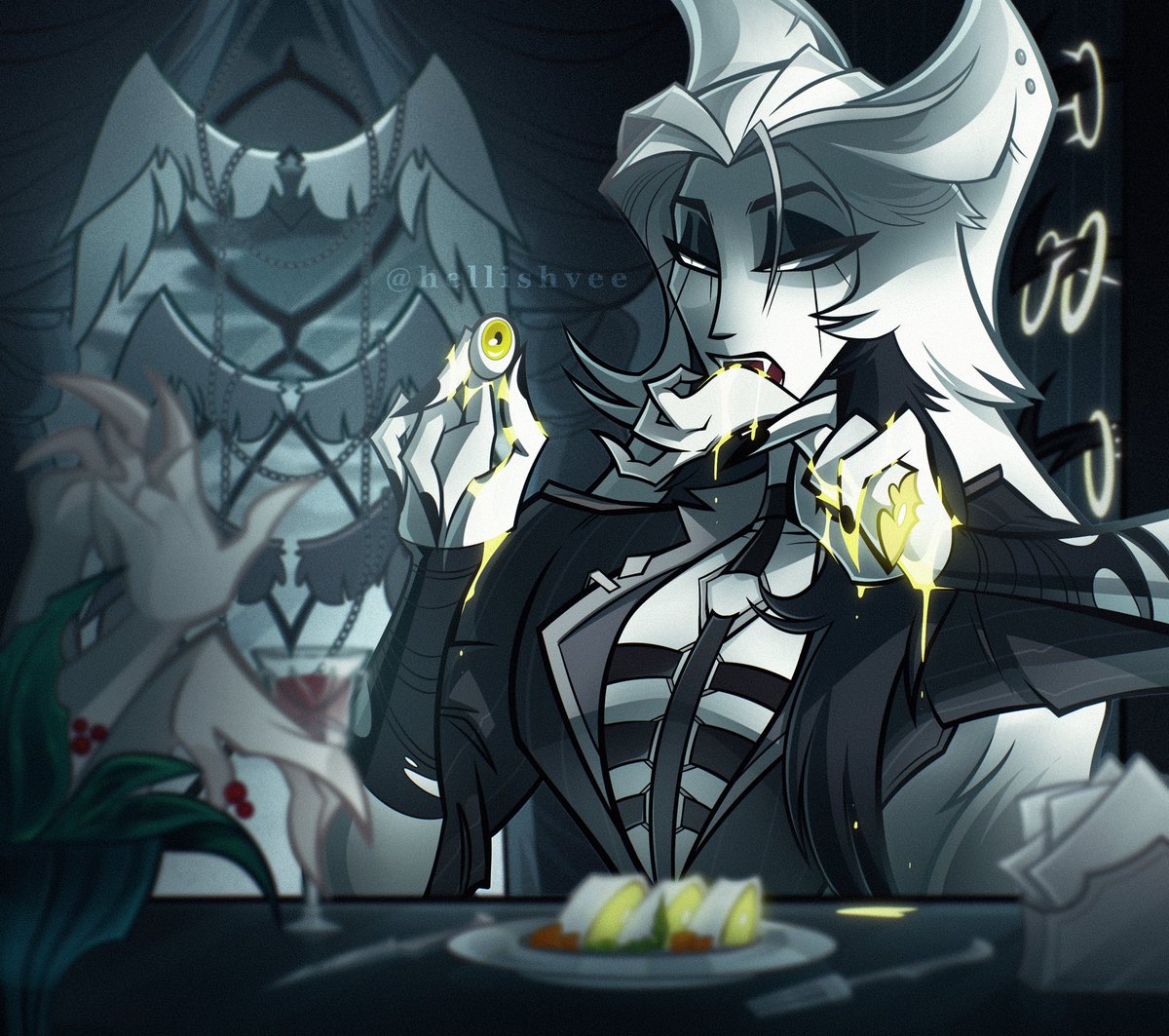 Let him eat #HazbinHotel #oc #jeraizahir
