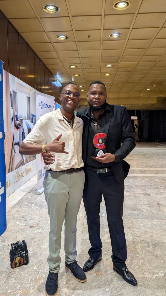 MagambaTV's tweet photo. We just bagged the Outstanding Screen Production Award with our #Magweja series at the #NAMAs. We are still processing it😭
Thanks everyone. For real💯 https://t.co/S72ckzEtyb