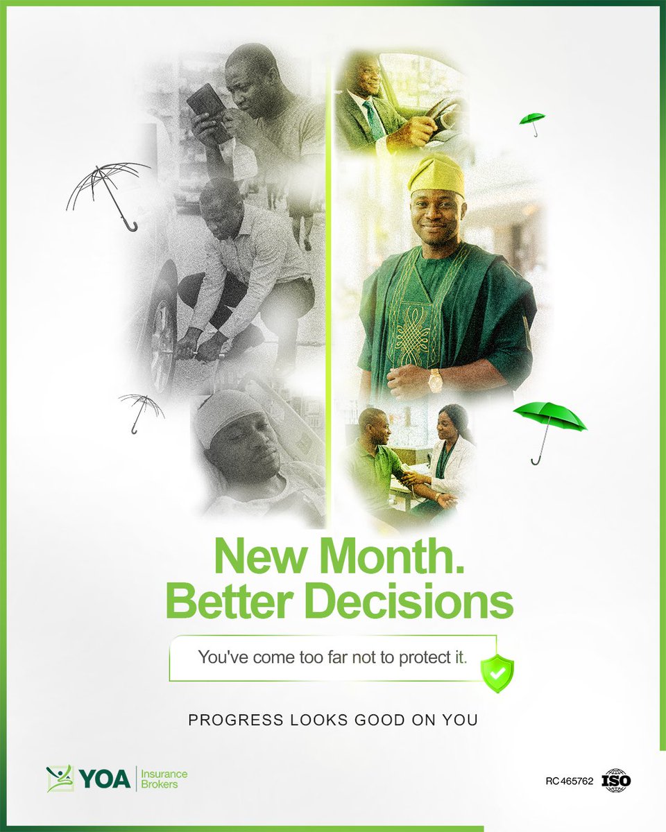 YoaBrokers's tweet image. New month. New momentum. 
March is about getting your life in order, making smarter decisions and protecting the progress you're building.

Adulting, done properly.

#YOAInsuranceBrokers #NewMonthMindset
#ProtectYourProgress
#PeaceOfMind #SmartLiving
