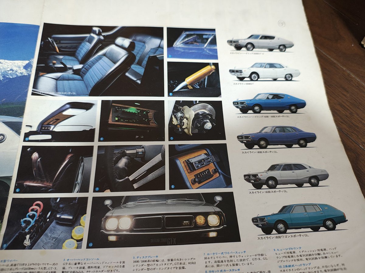 スカイラインカタログ各種9