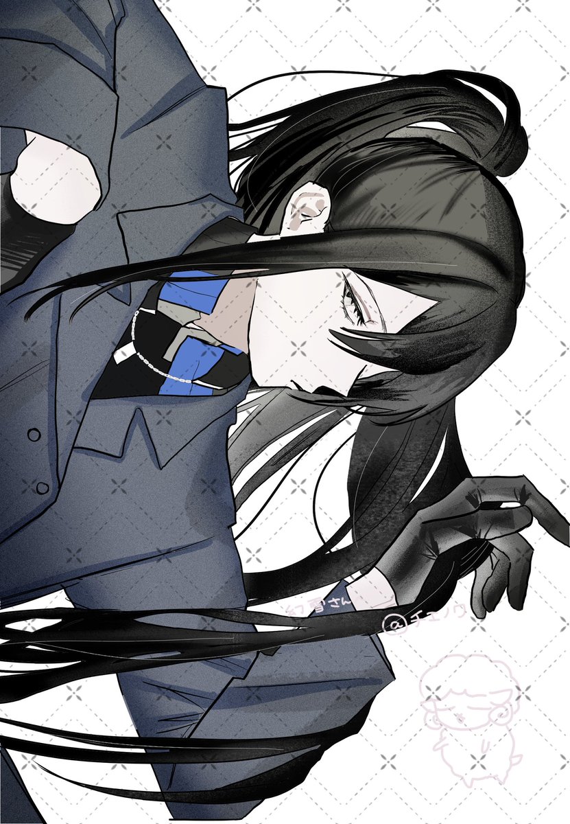 hologlamb's tweet photo. #skeb 納品しました！ラフもpsdファイルに入れました！ https://t.co/vOy9ldf1wj