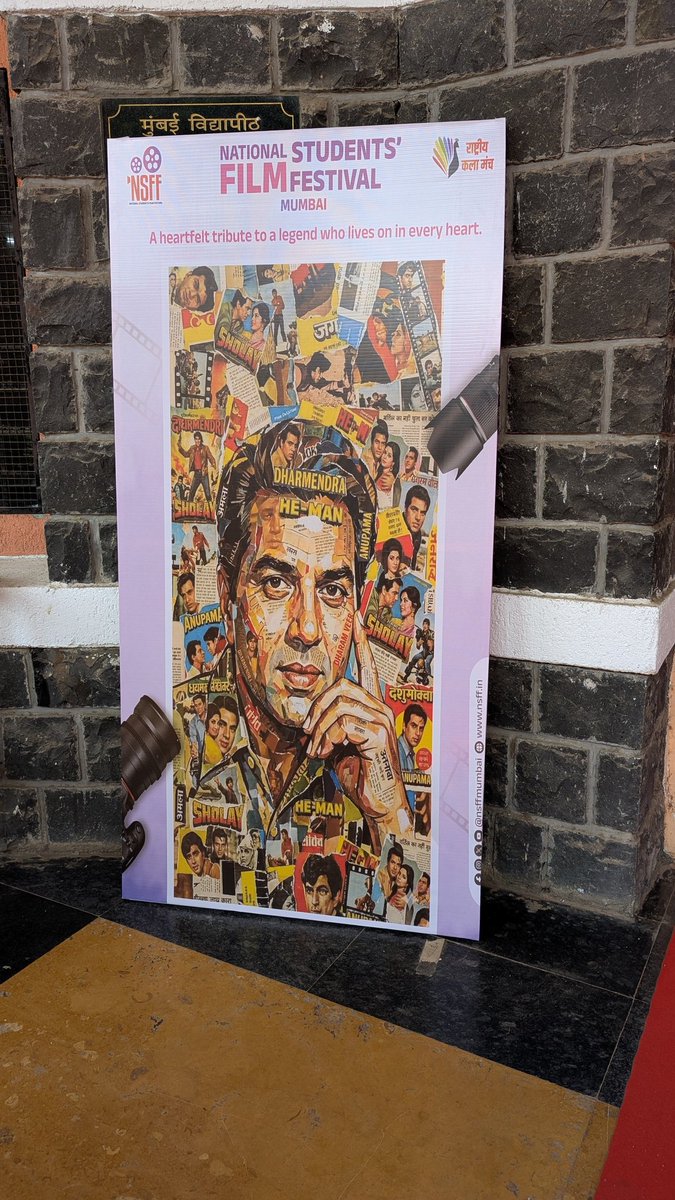 nsffmumbai's tweet photo. NSFF 2026 offers a humble tribute to Dharmendra Ji 🎬
Celebrating a remarkable legacy that has left an everlasting impact on Indian cinema.

#NSFF2026 https://t.co/gQmITvklYb