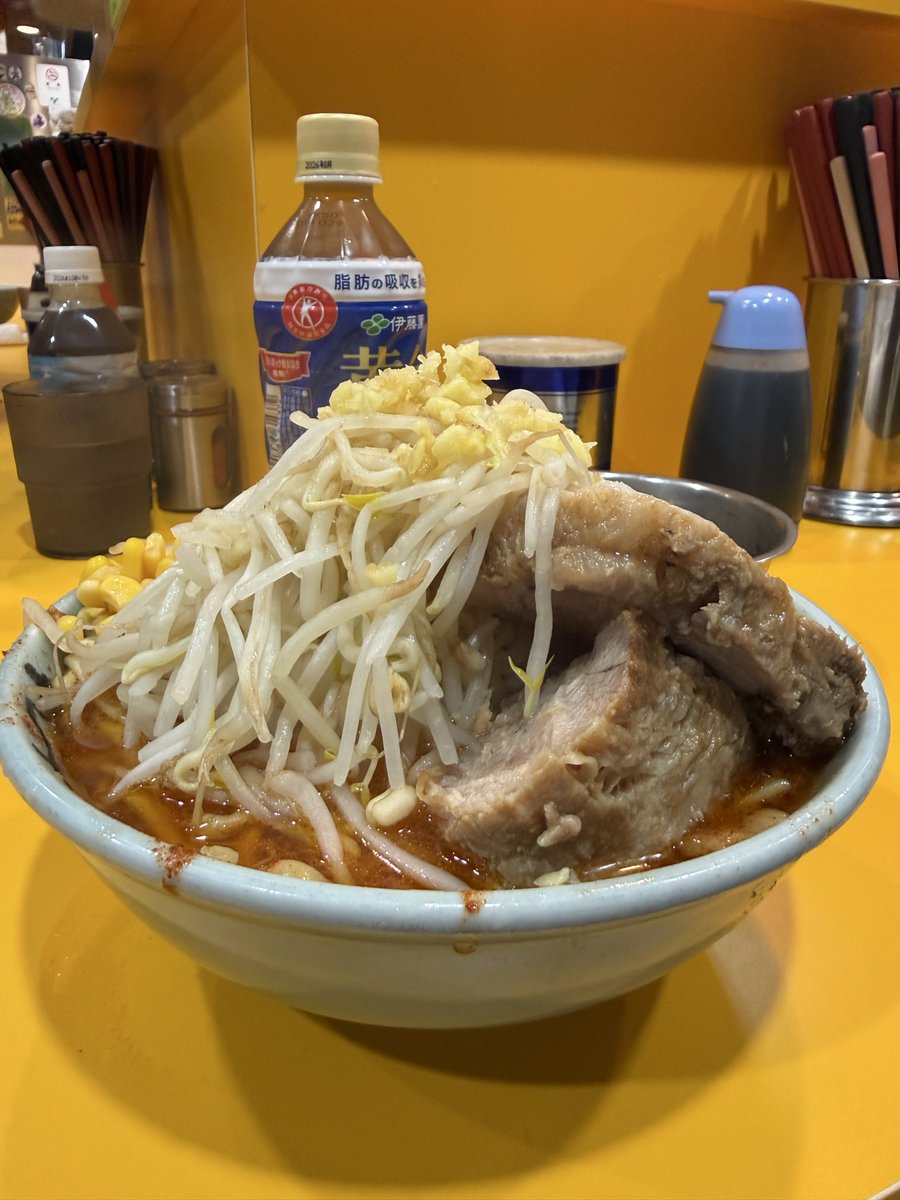 ラーメン二郎 八王子野猿街道店2 確定申告が終わったので野猿六連荘