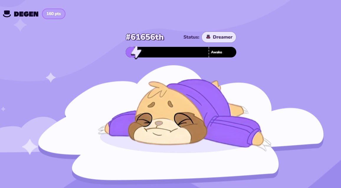 WL Freemint Degen NFT <a href="/degentokenbase/">Degen 🎩</a> 

✅ Join WL (dream.degen.tips/login?ref=PiFe… )
👉 Connect X &amp; complete tasks (both boost and regular)

👉 Spin the daily reward wheel to earn points

🔻 Total of 777 freemint NFTs.

🔻 Let's sift through the sand to find gold, guys!