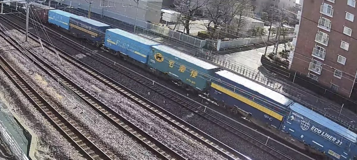 3054レ 14:54与野通過 FL U48A-30000•UV54A-30000 北海道西濃運輸U54A