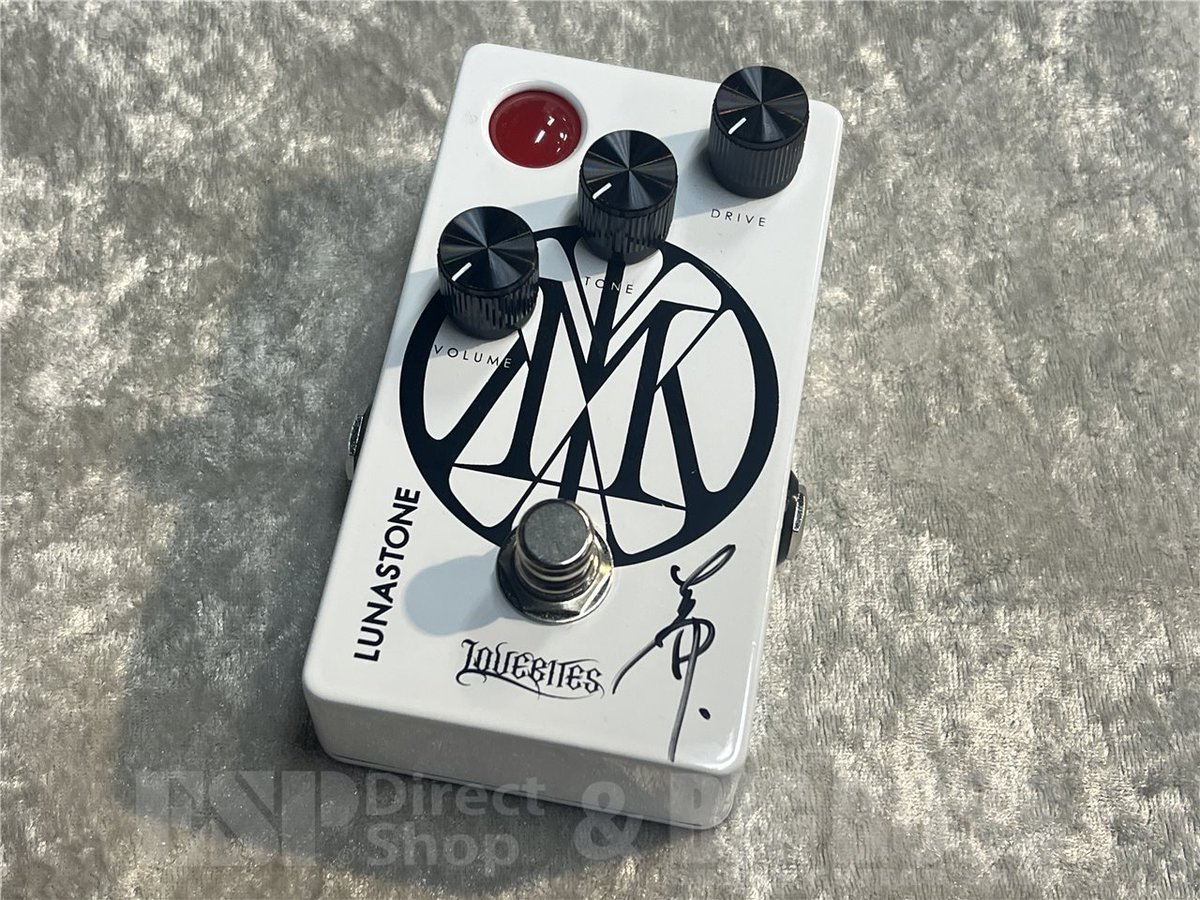 MIYAKO氏サイン入りの「LUNASTONE TrueOverDrive2 MYK Limited Edition