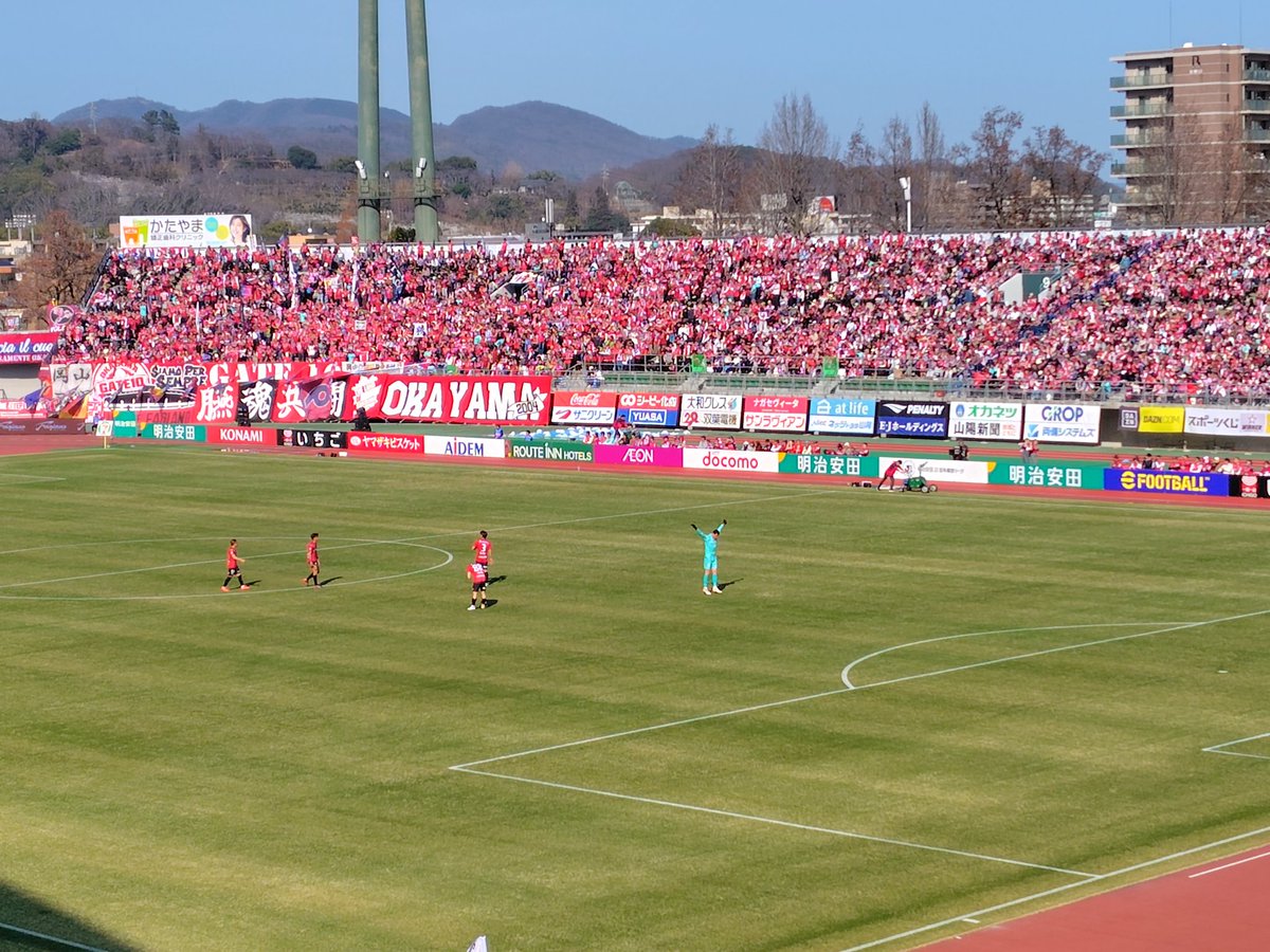 さあ！後半から行こうか🔥 点決めよー🙌 こっちの指定席も良いな😁ー