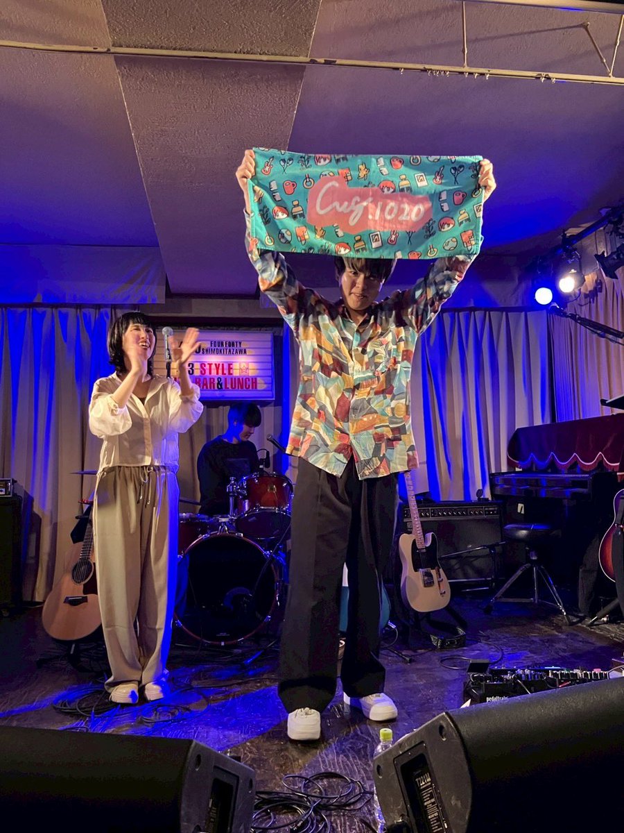 一晩明けまして😪 昨日のaug.1020のワンマンライブ、本当にありがとう