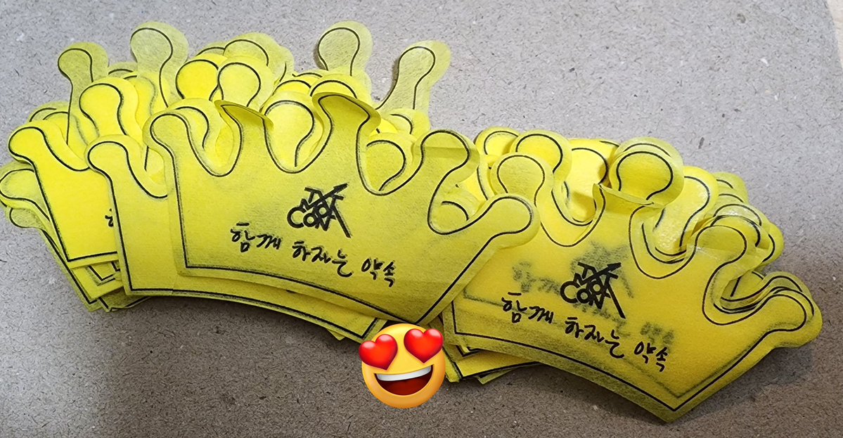 CROWN👑落下物、ほぼすべてテヒョンでした😆スビン(激求)、YJと交換し