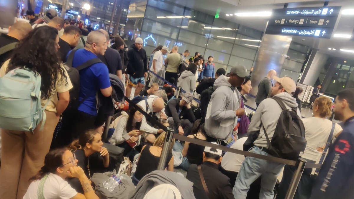 Hey! 

Urgently needed help here. 
My Spanish friend got stuck in Doha (Qatar Airport) while waiting for her connecting flight back to Madrid. She is now in Pullman Hotel (provided by the airlines for a night only) and has no where to go. 
<a href="/EmbEspCatar/">Embajada de España en Qatar</a>