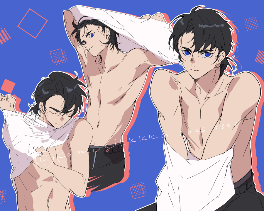 遼くん（大人）脱ぎ脱ぎ。　完成したら本に入れます☺️