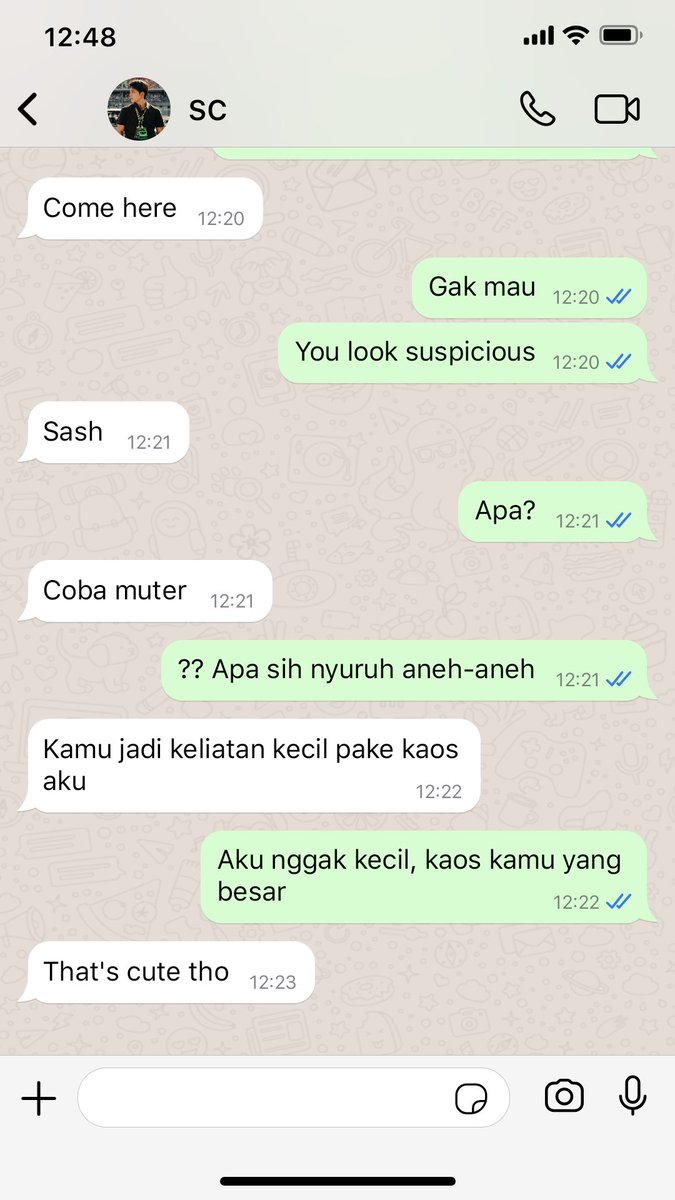 nebularighthere's tweet photo. ❓ #Sadam spill pengalaman pas kamu nganggep Sastha super gemas dan lucu 🙌🏻
When she wears my shirt or hoodie and it’s way too big on her, walking around the house like that… she looks cute though. https://t.co/rTWT6qm2u8