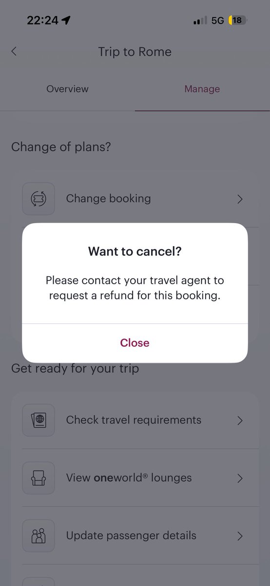 fukuhararimi's tweet photo. @qatarairways I have my flight (2/28Rome →3/1Doha →3/1Haneda cancelled. We’ve got the reservation through HIS  travel agency from Japan. Now i am not allow to do any cancell process using my application either on the website. HIS told us to contact you to change or get the refund. Contact us https://t.co/3InZE0Qpzt