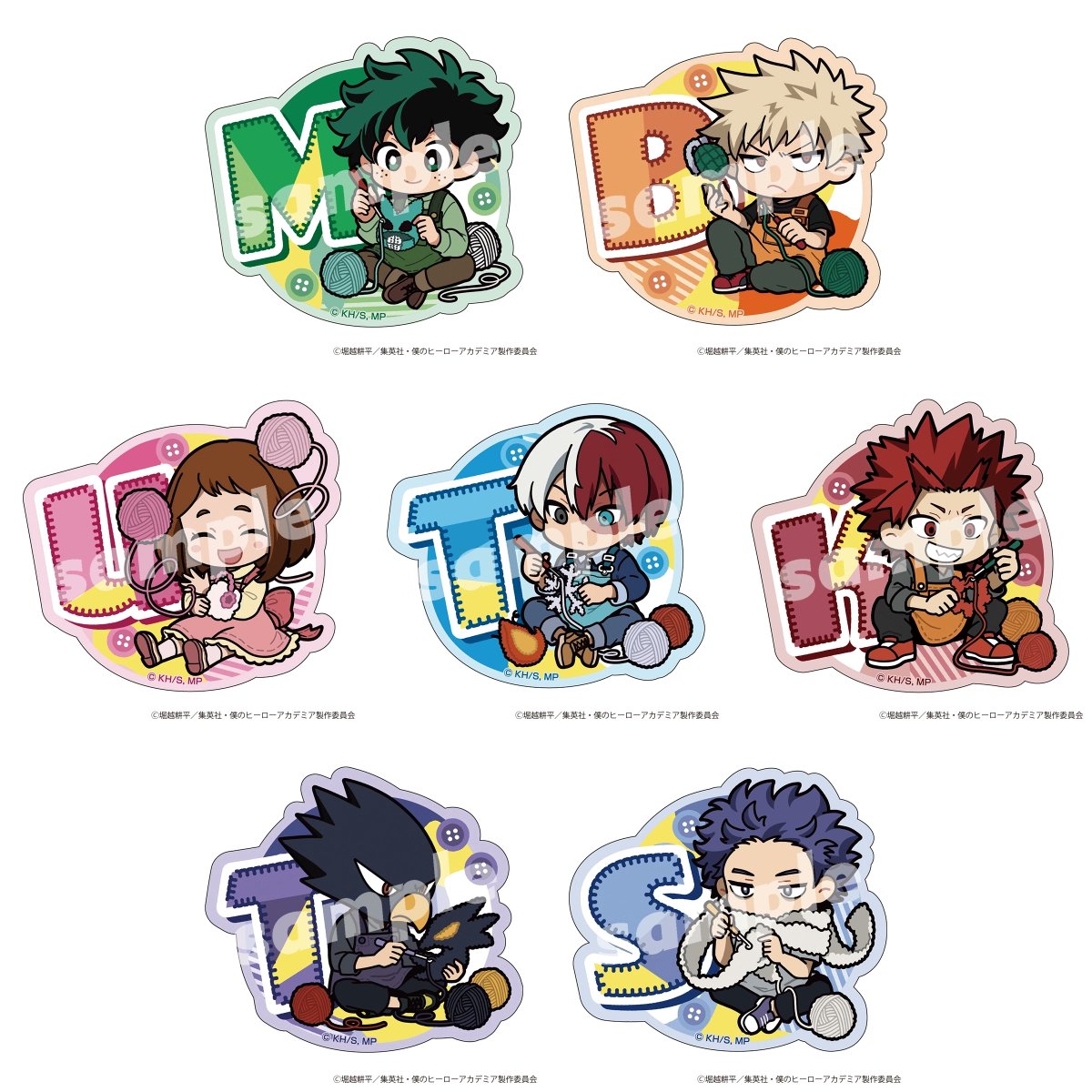 heroaca__goods's tweet photo. 僕のヒーローアカデミア 
ステッカー 編め！あみぐるみデフォルメ

コレイズにて予約受付開始！

https://t.co/8JsZscQgl5 https://t.co/55ZQaSsoGz