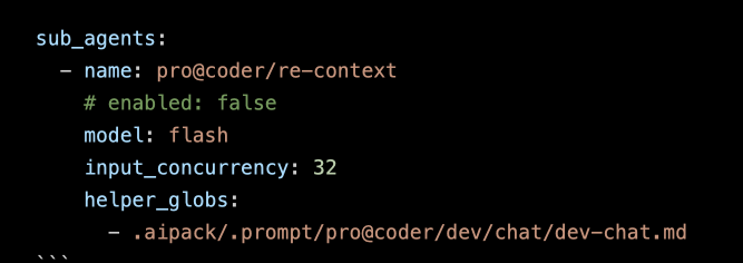 jeremychone's tweet image. #AIPack pro@coder new sub agents for re/auto context

✅ Reducing 415 context files    (  1.87 MB)
 ➜ Now 4 context files                ( 40.35 KB)

Cost of optimization: &amp;amp;0.009 (flash 3)

Then, Opus, Google Pro 3.1, ... 

#BuiltInRust #Lua #rustlang #ratatui