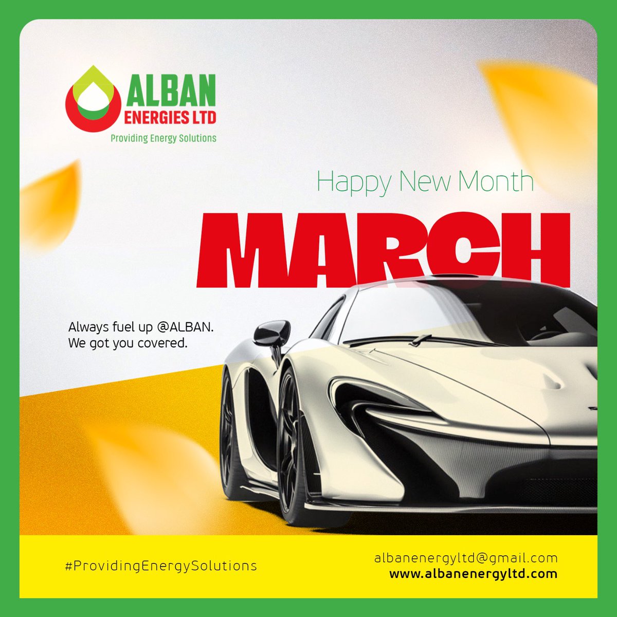Wishing you a Blessed New month to you All 

#Albanenergies
#Providingenergysolution