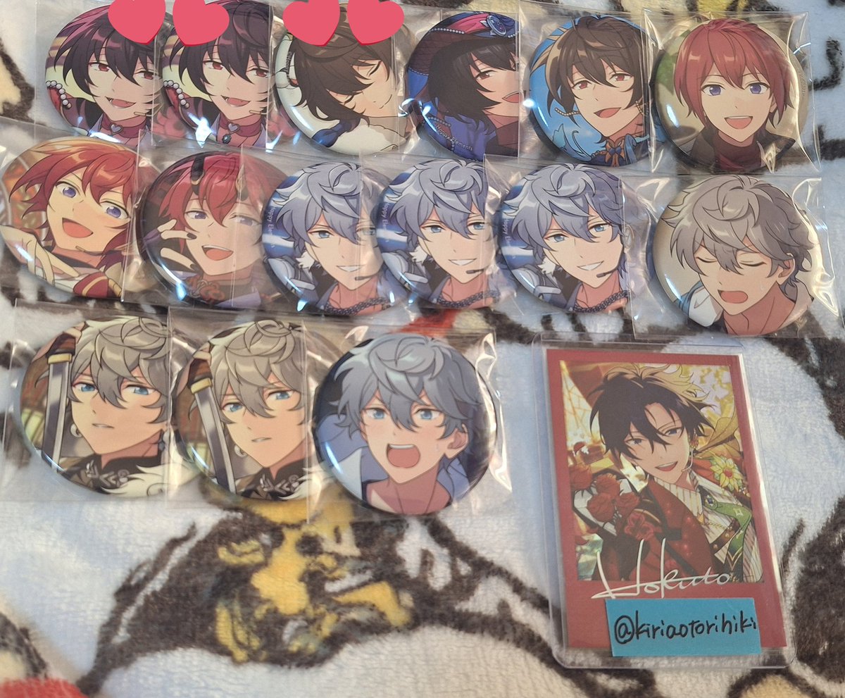 あんスタ(交換譲渡) 缶バッジ 出⇒凛月 司 泉 求⇒︎💕以外300円＋送料