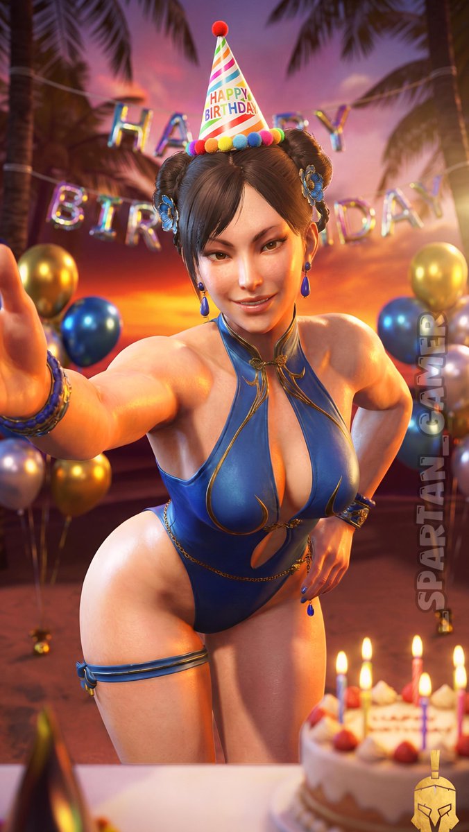 Happy Birthday 🎈 My Lady 

#StreetFighter6 #ChunLi