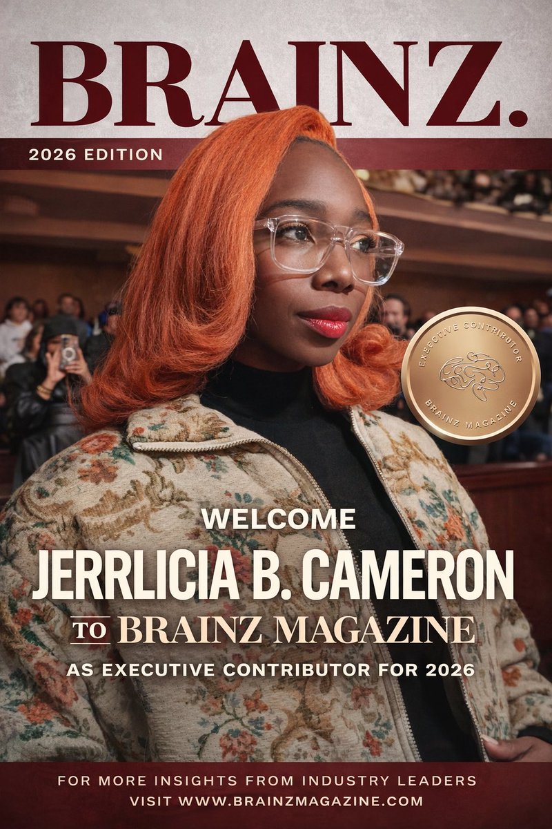 Excited to be joining as Executive Contributor 🧠  <a href="/BrainzMagazine/">Brainz Magazine</a>