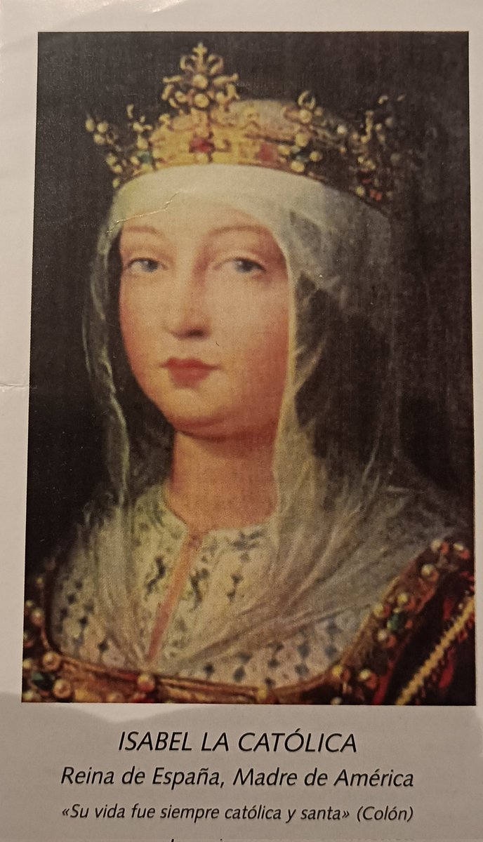 Hoy, primero de mes, publicamos la Oración por intercesión de la Sierva de Dios la reina Isabel la Católica <a href="/ComisionIsabel/">Comisión Isabel la Católica Arzobispado Valladolid</a>