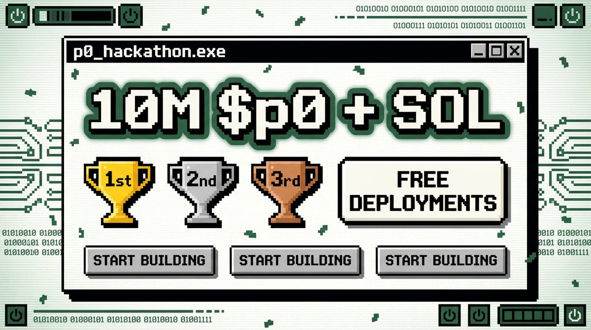 p0 HACKATHON IS LIVE FREE deployments for everyone. Build anything. Top ...