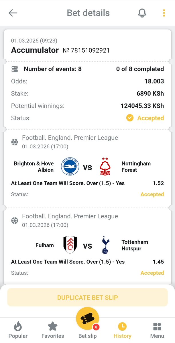 ELITE SLIP 
18 odds on Wekawin

𝐁𝐨𝐨𝐤𝐢𝐧𝐠 𝐂𝐨𝐝𝐞📲 T1KLT

𝐑𝐞𝐠𝐢𝐬𝐭𝐞𝐫 📲 bit.ly/4r8stUh

𝐀𝐩𝐤 𝐥𝐢𝐧𝐤 🌎 📲 bit.ly/4jR4TsJ
𝐏𝐫𝐨𝐦𝐨𝐜𝐨𝐝𝐞 📲WAN254

Telegram channel 👉t.me/Wan254Tips