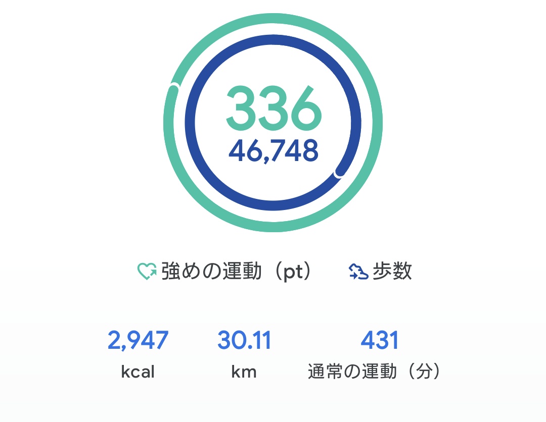ちなみにアセべアスカガで金を使った罰として、30kmウォーキングしてきました。
これでチャラです😊😊😊