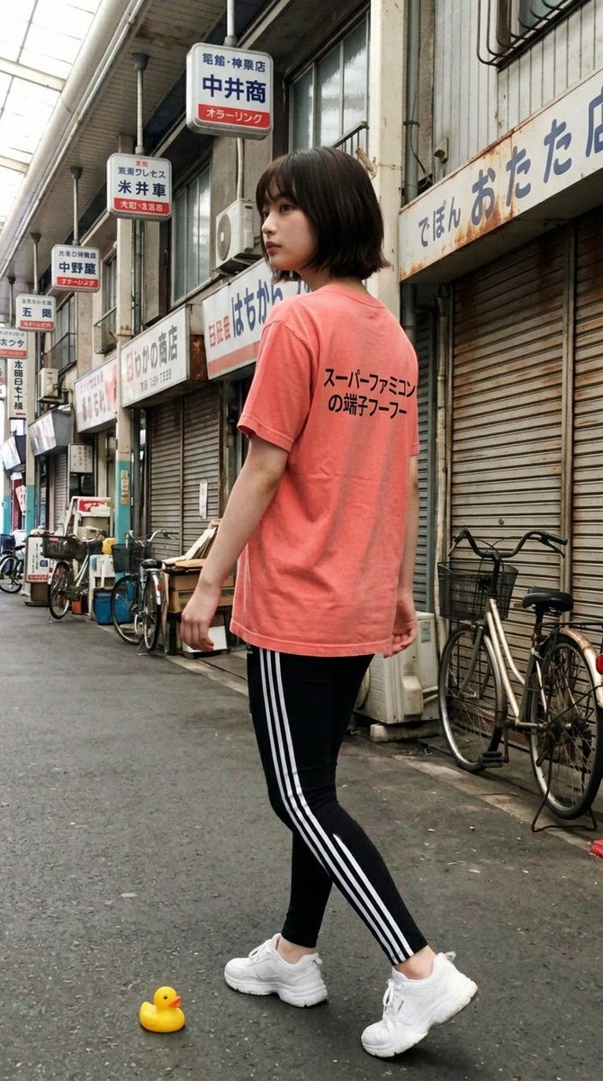 mirai_ai2050's tweet image. #オリジナルＴシャツの日 ！🎨#XSTYLE
XSTYLEコミュニティでイベント開催中📣

Nano Banana 2用のTシャツ生成プロンプトを作ってみたので使ってみて下さい👕
懐かしいワードのTシャツができるかも⁉️
皆さんも自分だけの「懐かしの1枚」を召喚して祭りに参加しちゃいましょう！