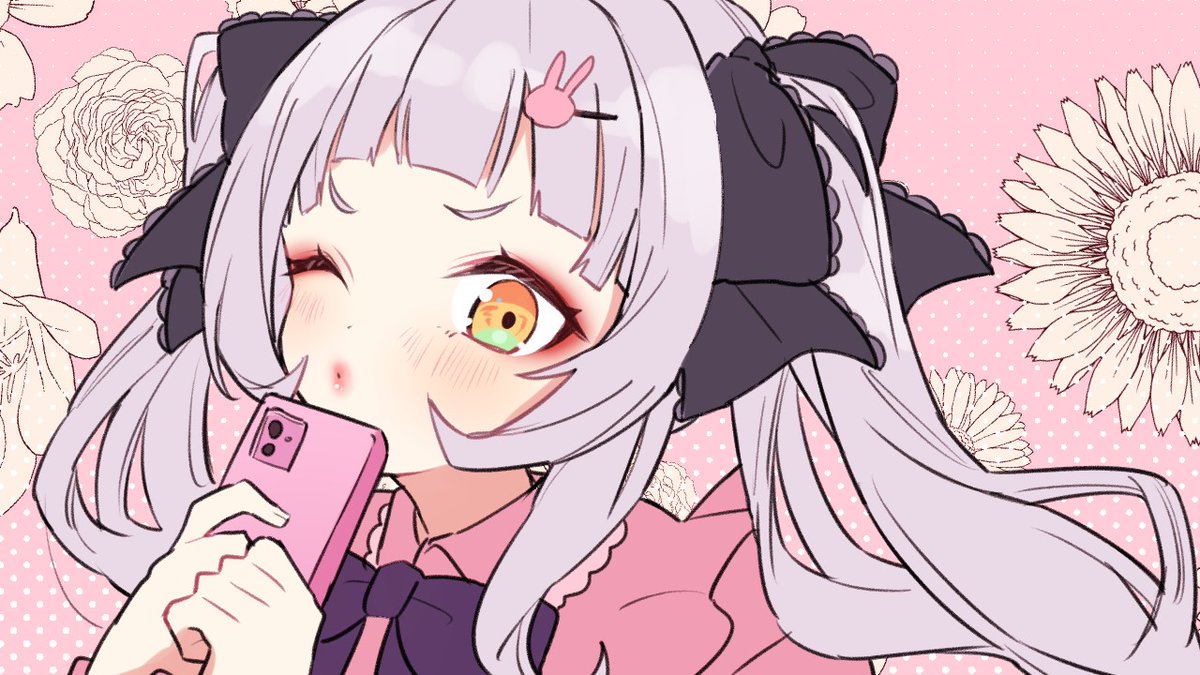 フォルダ整理してたら可愛いイラスト出てきて、かわいい 