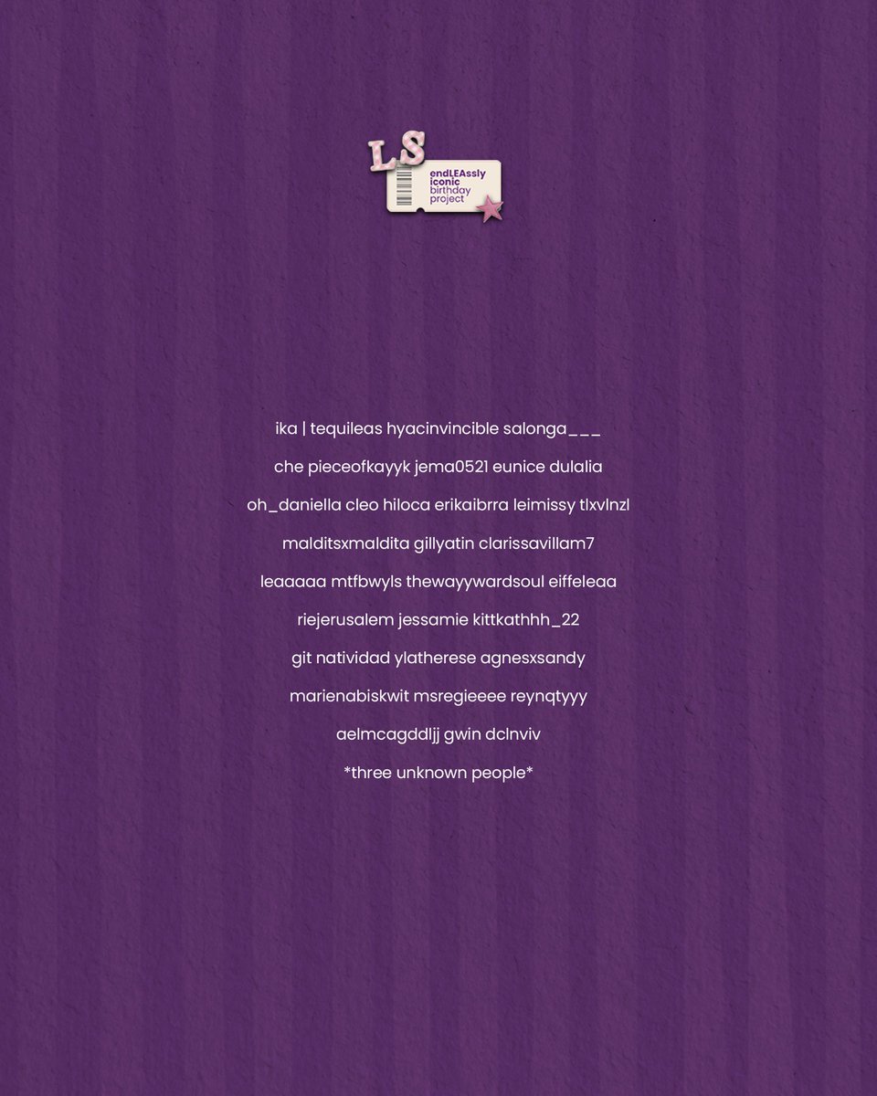 Our 222 wish wouldn’t be as magical as it is without our collective effort. To every donor who contributed to the purple love: thank you for making this real. 💫