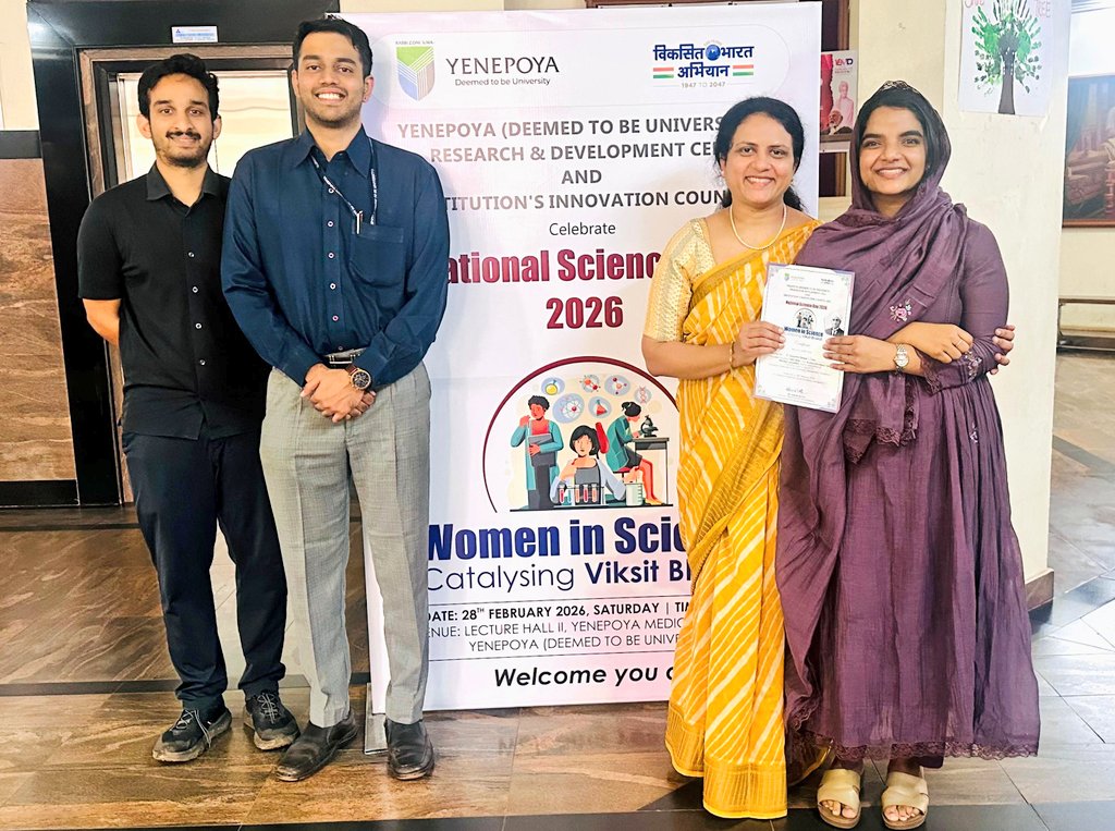 kamathatul's tweet photo. As part of #NationalScienceDay, we had #pitched an #idea at the #hackathon that would be beneficial for the #newborn screening. Brilliantly put by our #postgraduates, we won it hands down! From the interesting idea of Dr. Anupama to pitching it, kudos to the team! @Giridhar2133 https://t.co/PO4Ne6igvh