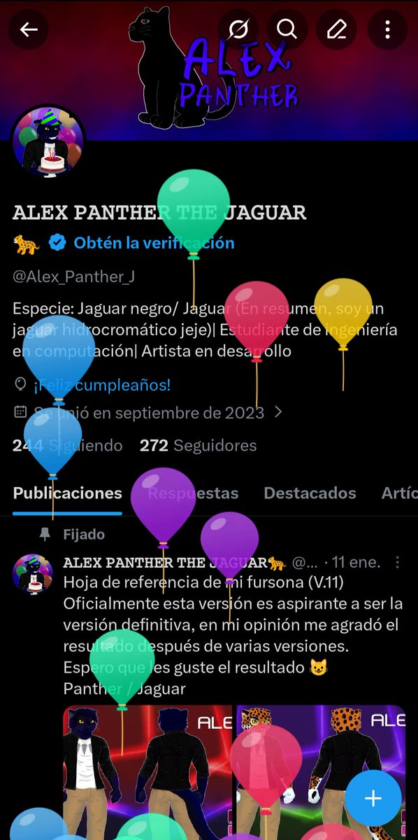 ¡Hoy es mi cumpleaños!, ahora soy un año más viejo. 🎉
Y los globos flotando en mi perfil lo saben jejeje. 😺🥳🎉🎂
