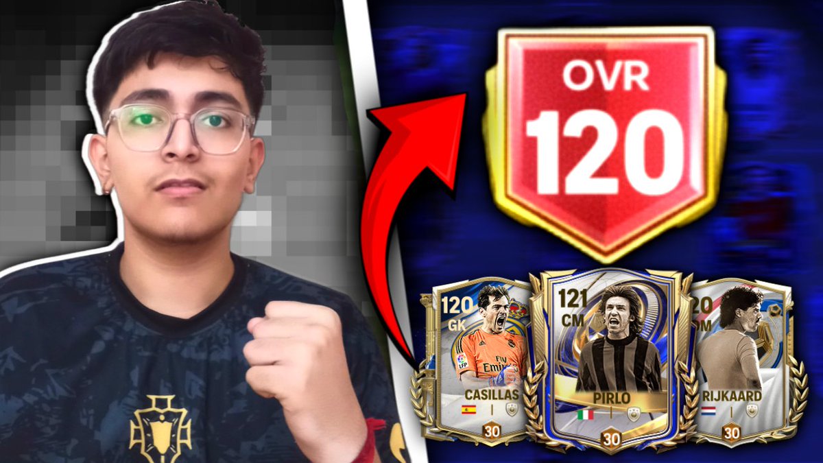 REACHED 120 OVR IN ICONS TO GLORY ACCOUNT | Krishna9 FC
#FCMobile #easports 

New video is out ⬇️⬇️ 
youtu.be/E0nnoEJtBV4?si…