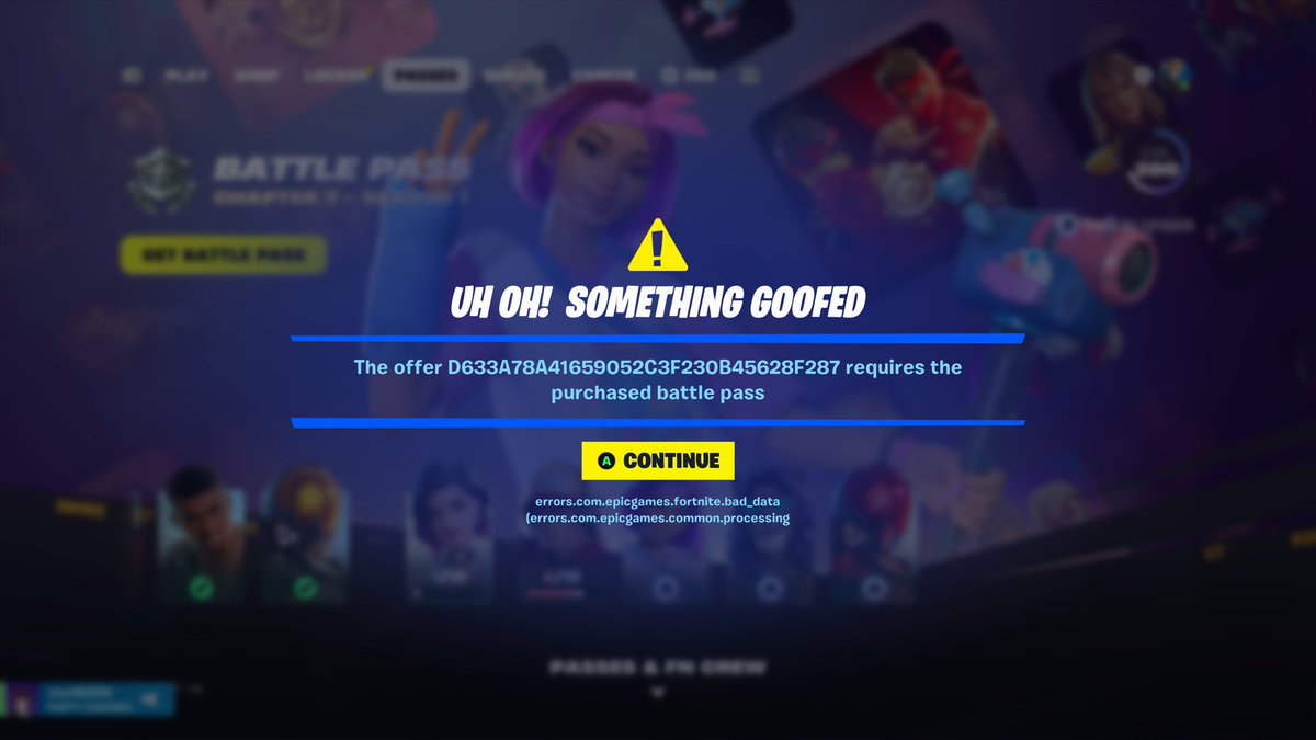 JesusBXD13's tweet photo. @FortniteStatus  I'm having issues claiming rewards from the battle pass and I used to have crew but I cancelled it and ever since I haven't been able to claim anything https://t.co/QYdbRN89u5