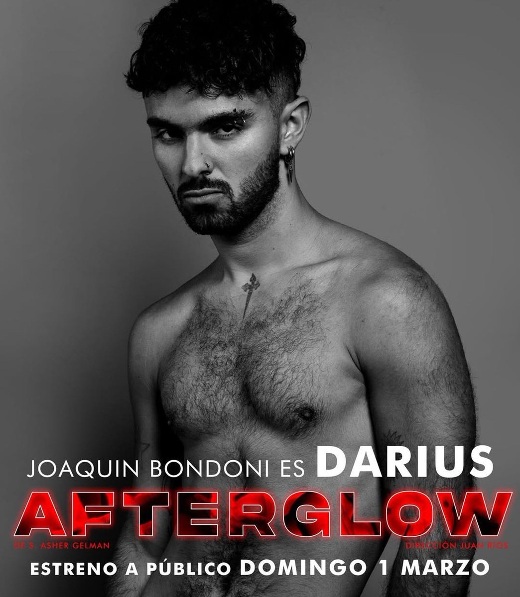 Este domingo Joaquin debutará en <a href="/Afterglowmexico/">Afterglow México</a> en el teatro Virginia Fábregas a las 7:30pm.  

#JoaquinBondoni 
<a href="/JoaquinBondoni/">Joaquin Bondoni</a> ❤️‍🔥