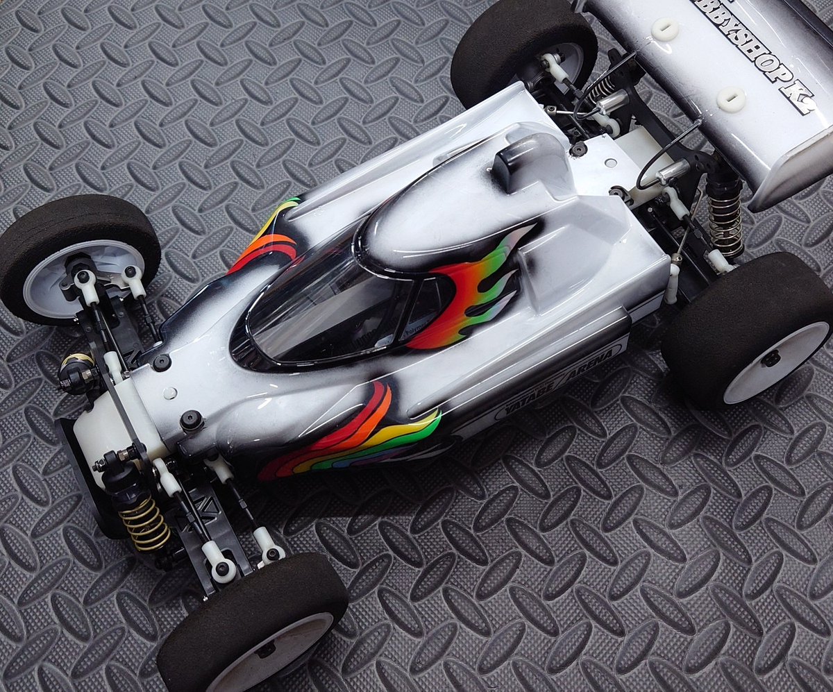 天気が良いから 隣の駐車場で久しぶりにYZ870C走らせました #ヨコモ