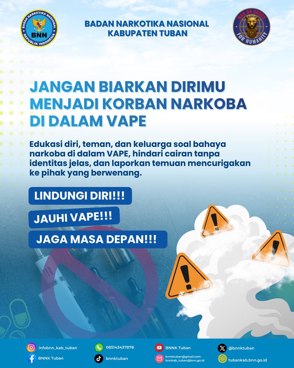 Waspada Narkotika dalam cairan Vape!!

#vape #liquid