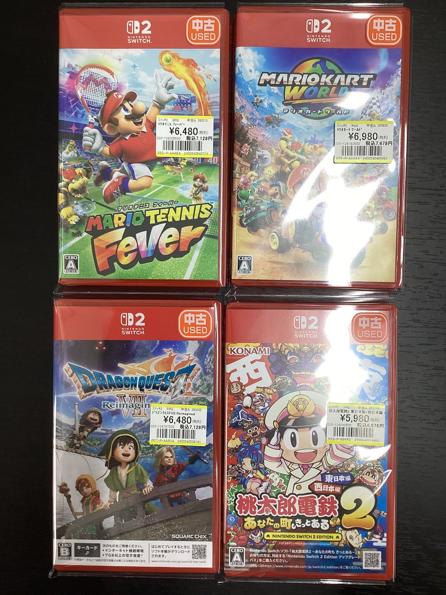 ✨️入荷情報✨️ 【Switch2】 マリオテニス フィーバー マリオカート