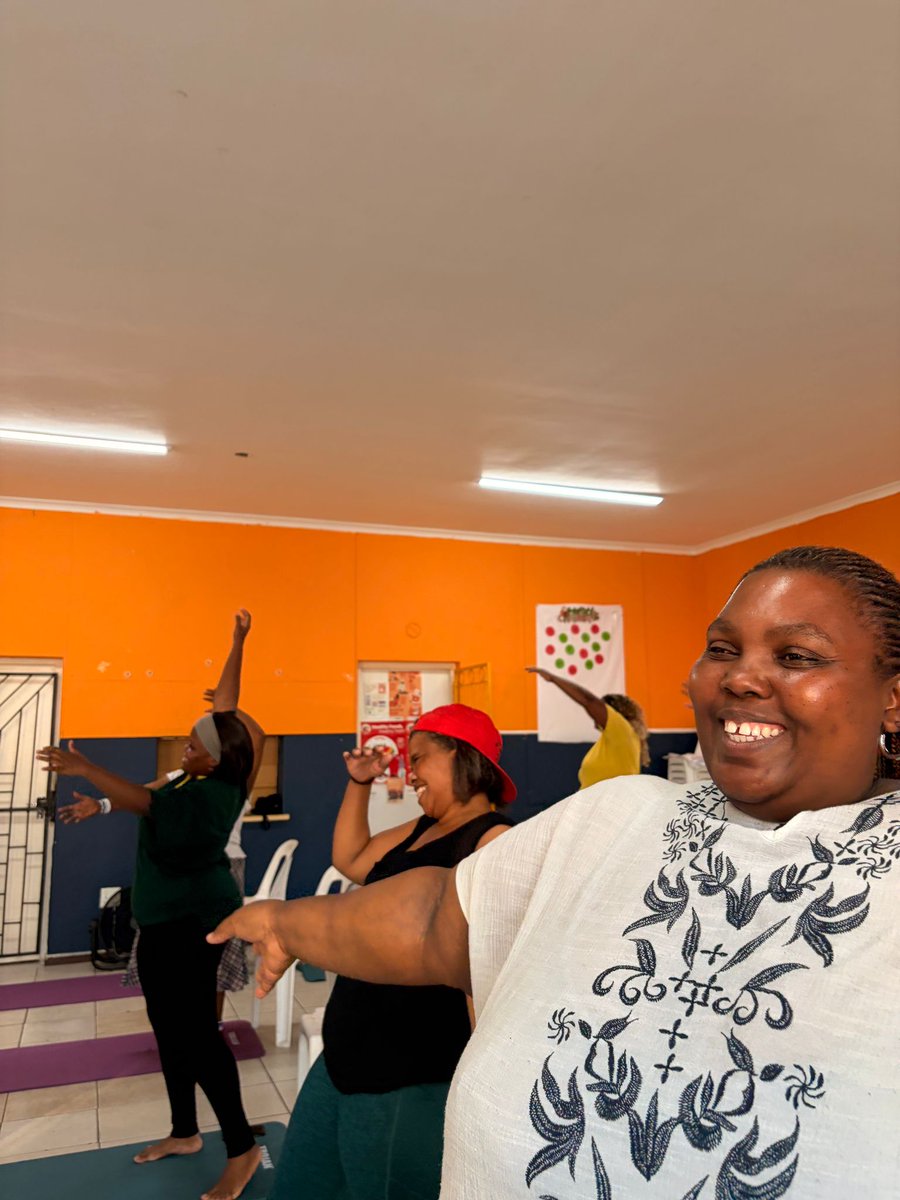 iahv_sa's tweet photo. Breath Water Sound Workshop in Masiphumelele, Cape Town

15 parents completed the 4-day BWS program — gaining tools for stress relief, emotional balance &amp; wellbeing. Two food gardens were planted, turning learning into action. 

https://t.co/HniUMSIGwo

#IAHV #CommunityImpact https://t.co/Cq1TqPJm6o