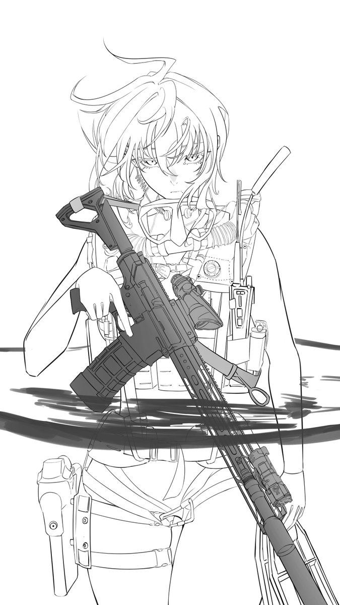 Mafuyu_0213's tweet photo. めっちゃいい線画ができた https://t.co/ZgKPvq9YQh