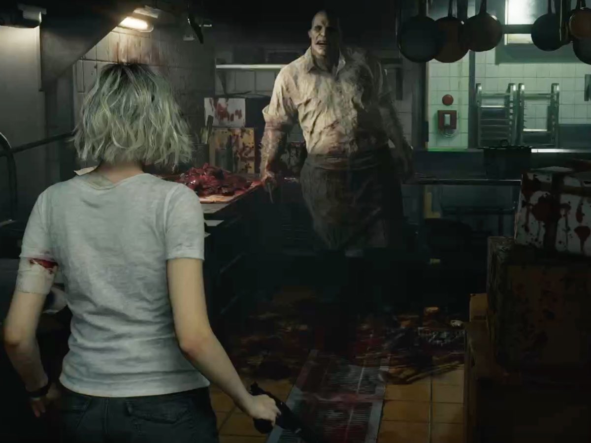 FeedReed2's tweet photo. RE9: about 5 hours into and this might be one of the best resident evils I’ve ever played. Fuck that giant woman and fuck the chef. @AJBSPORTZ having nightmares over the singing lady￼

Early GOTY Contender https://t.co/8IuAThh4Ex