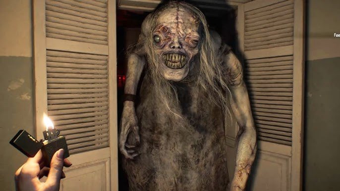 FeedReed2's tweet photo. RE9: about 5 hours into and this might be one of the best resident evils I’ve ever played. Fuck that giant woman and fuck the chef. @AJBSPORTZ having nightmares over the singing lady￼

Early GOTY Contender https://t.co/8IuAThh4Ex