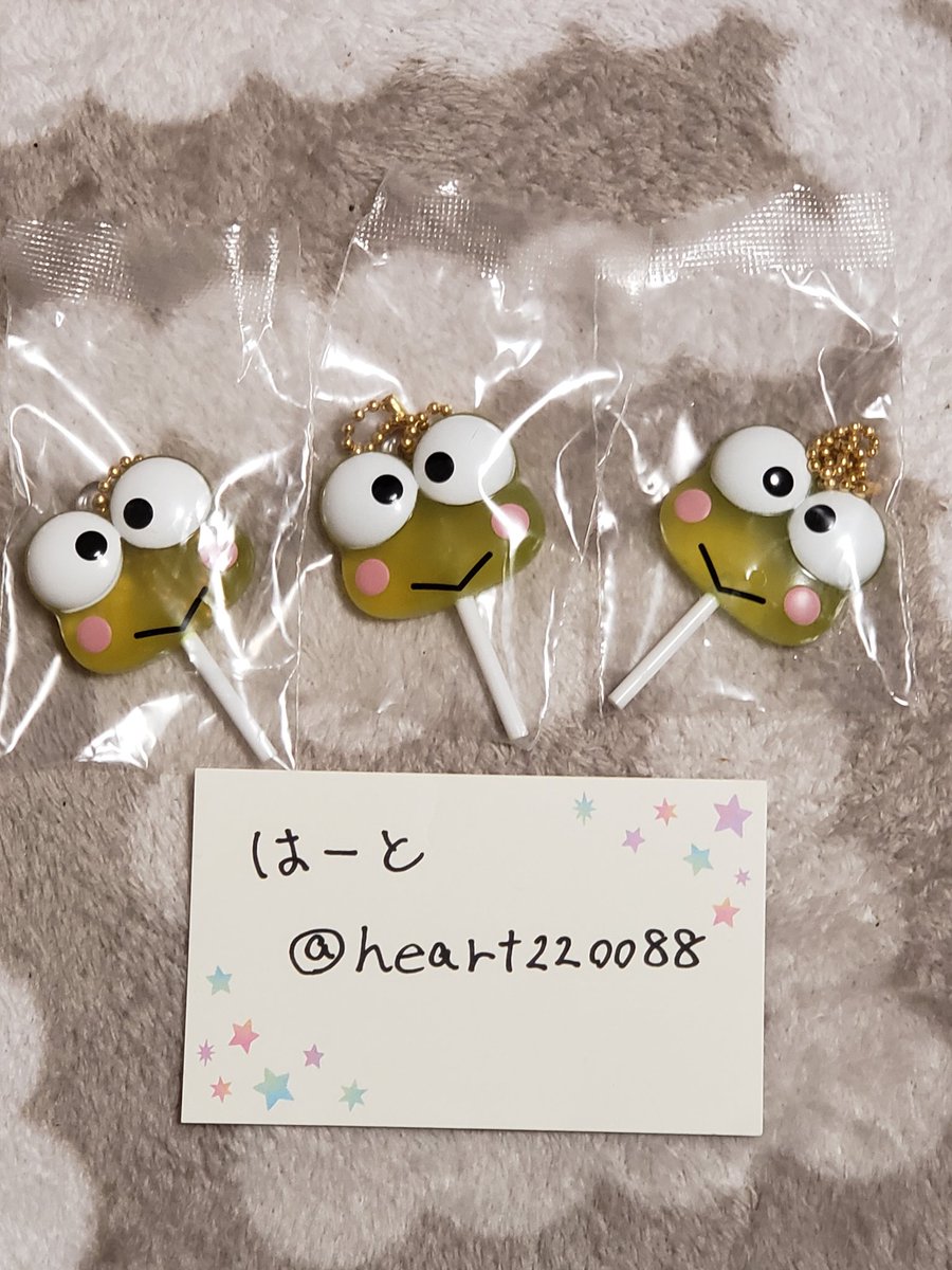 heart220088's tweet photo. サンリオ　カラフルキャンディチャーム　交換　譲渡
譲→けろけろけろっぴ×3
求→定価+送料
交換はウサハナ、ハローキティ、ハンギョドン
仙台手渡し　PayPay送金　PayPay銀行口座振込 https://t.co/cn1rYIVZlT