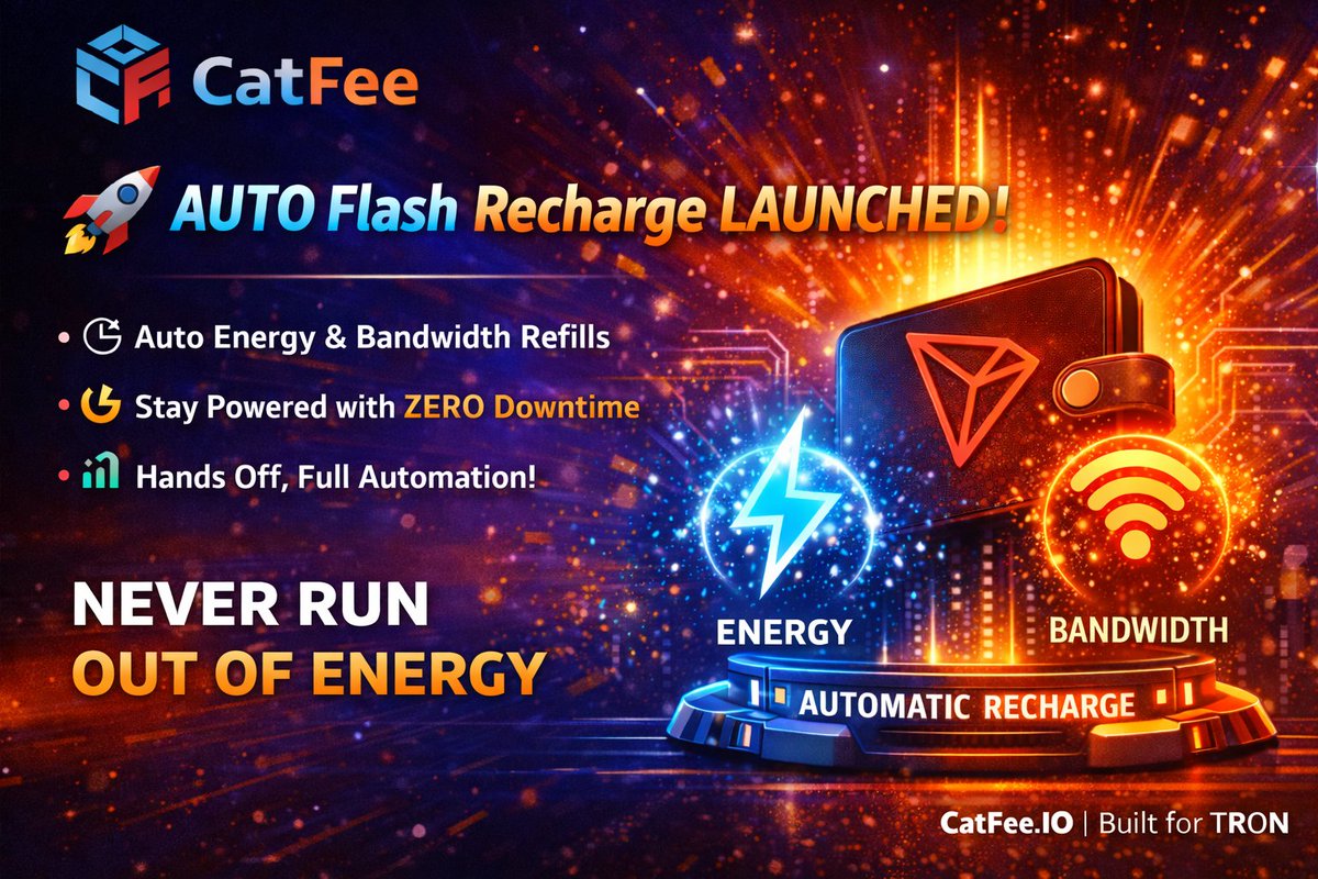 CatFee.IO | TRON Service Provider tweet media