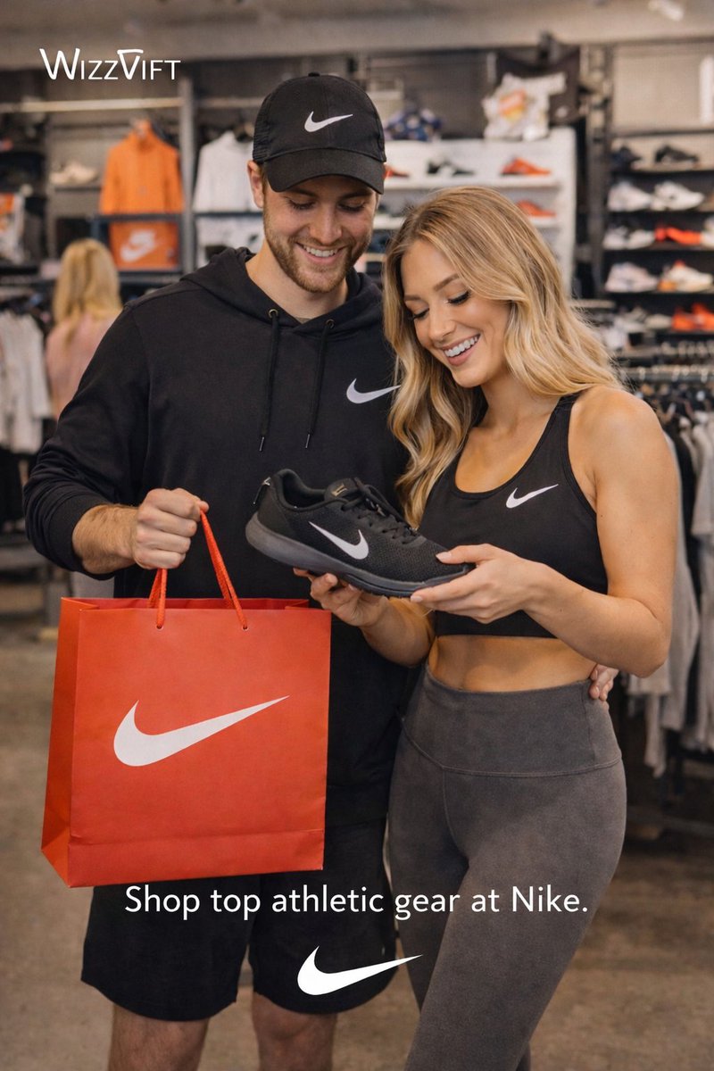 wizzgift's tweet image. 🎁 'Give the gift of choice with Nike!' 

💨 Whether it's new kicks or top athletic gear, a Nike gift card from WizzGift lets them pick their perfect match.

Get yours now at WizzGift: wizzgift.com

#Nike #GiftCard #WizzGift #GiftOfChoice #AthleticGear #NikeShoes