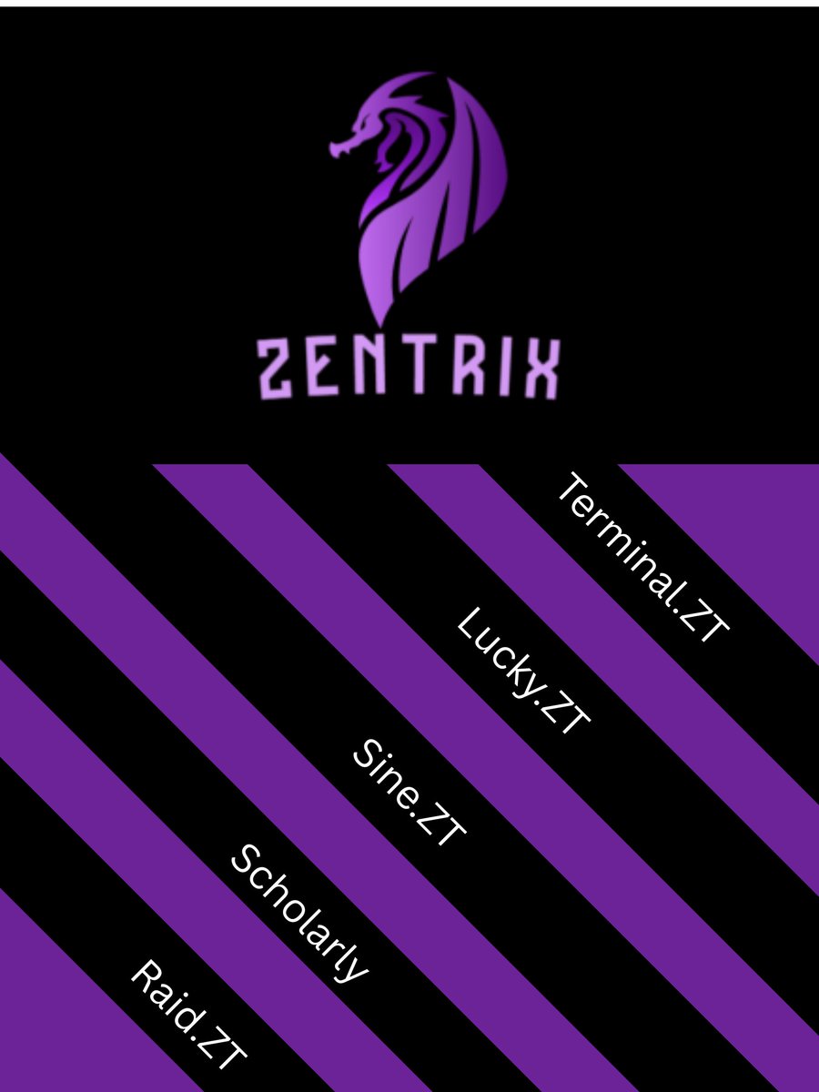 Official Zentrix Rosters going into XGS Rite of Passage 2026!