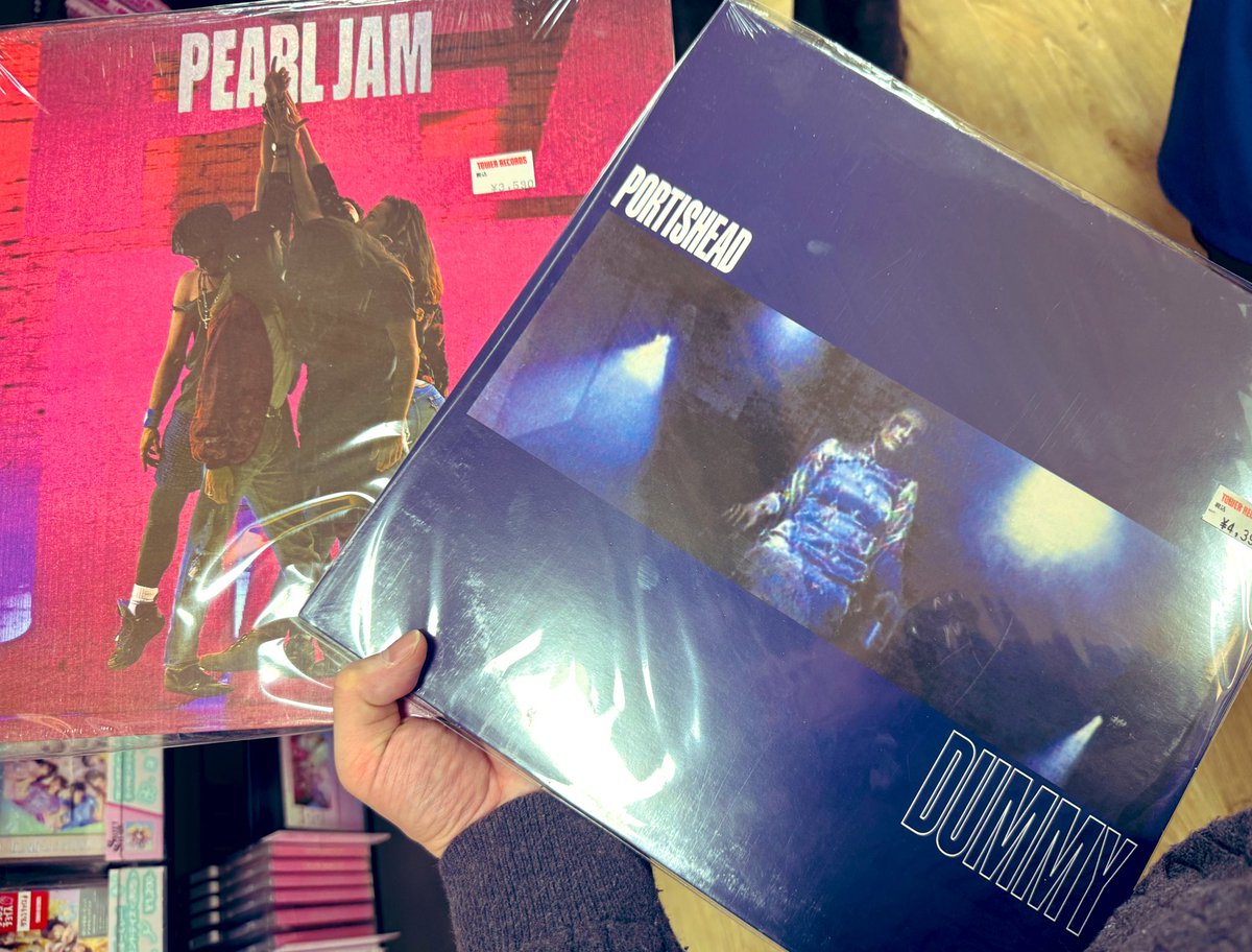 本日のレコード収穫。 大名盤2枚をガッツし！！ Pearl Jam 『Ten
