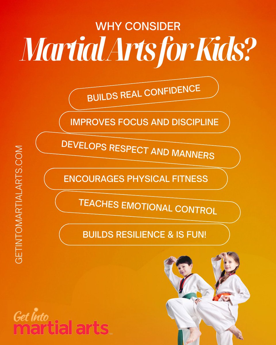 getintoma's tweet photo. Martial arts builds more than skills.

It builds confidence, focus, respect, fitness, emotional control, and resilience, lessons that carry into school and life. And it's fun!

Give your child a strong foundation 🥋
Find a school near you: https://t.co/Otbo6NOC5G https://t.co/AA7etTXACI