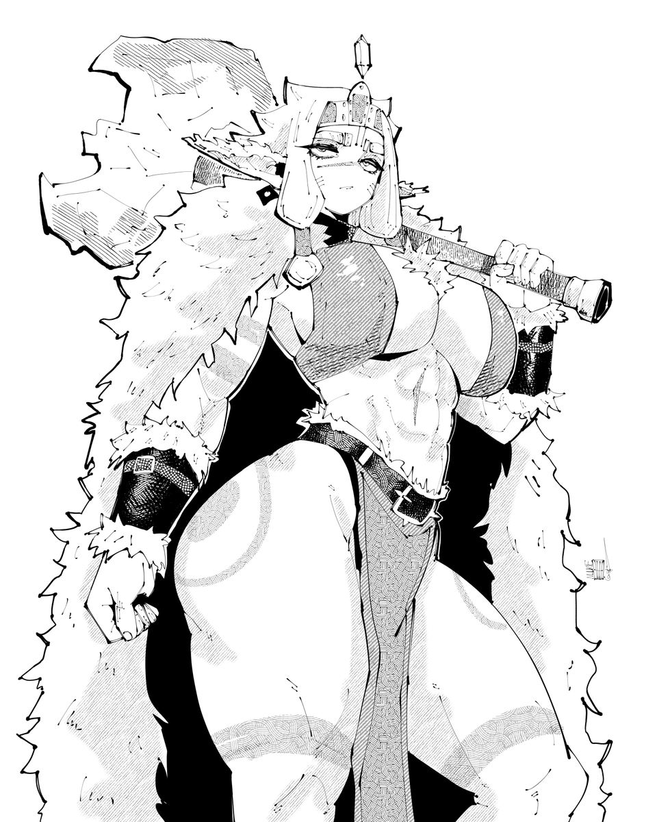 Highmountain elf queen - Kaunokki